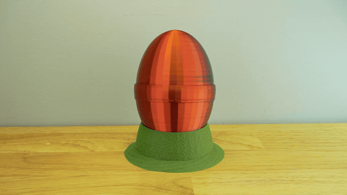 Easter Nesting Eggs And Bunny, Egg-in-Egg with Hidden Bunny