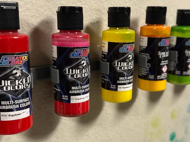 createx airbrush paint holder