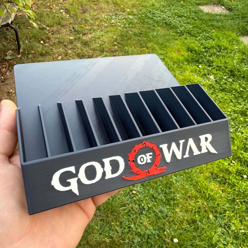 God of War game stand for PlayStation 2–5 (PS2–PS5) by Ainon3Dtisk ...