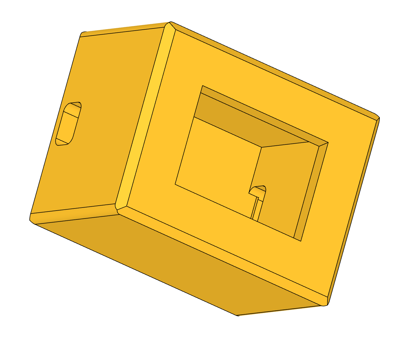 Miniatura 2 do modelo 3D Inline switch using  snap-in panel switch