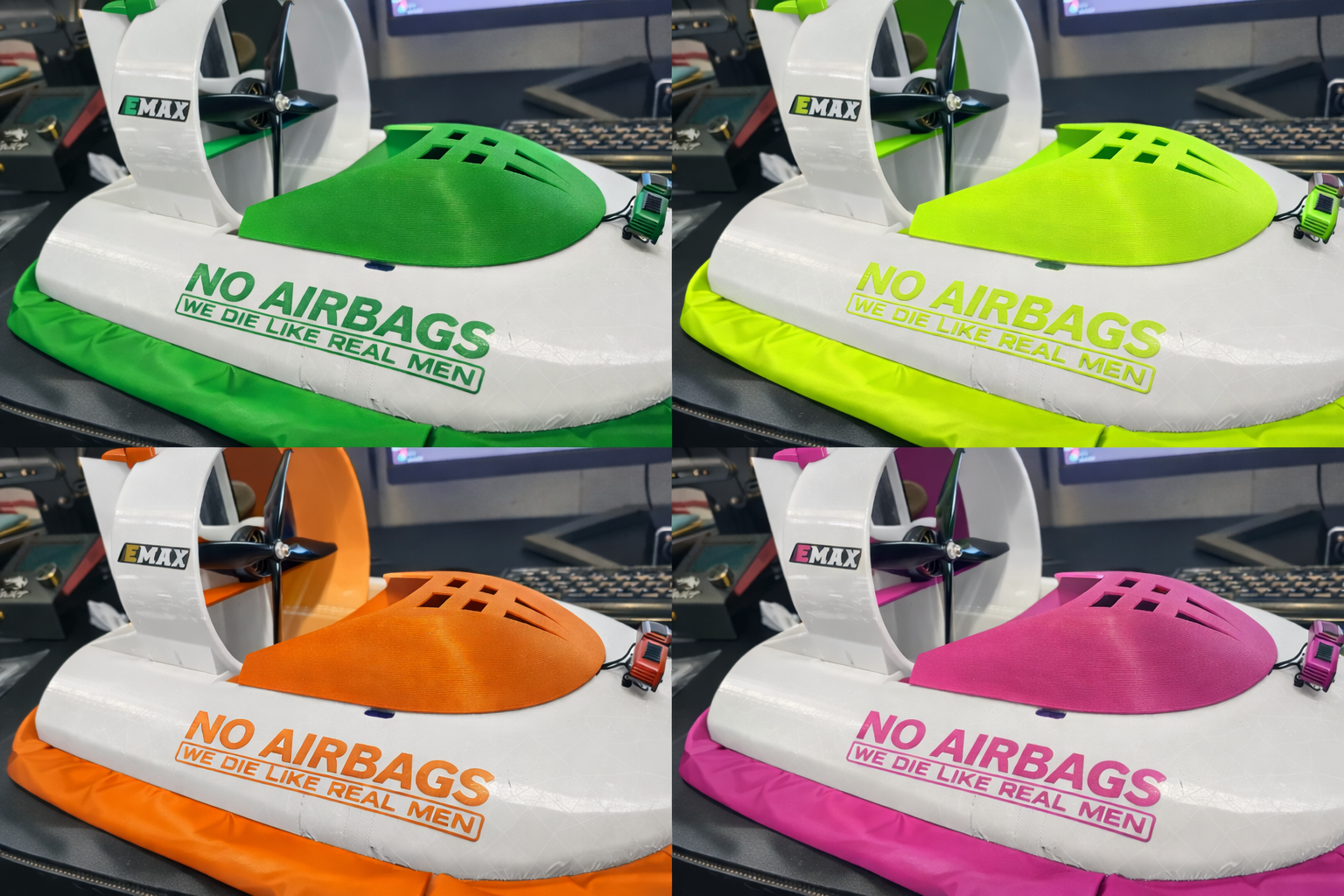 6S Hovercraft Racer + designed skirt