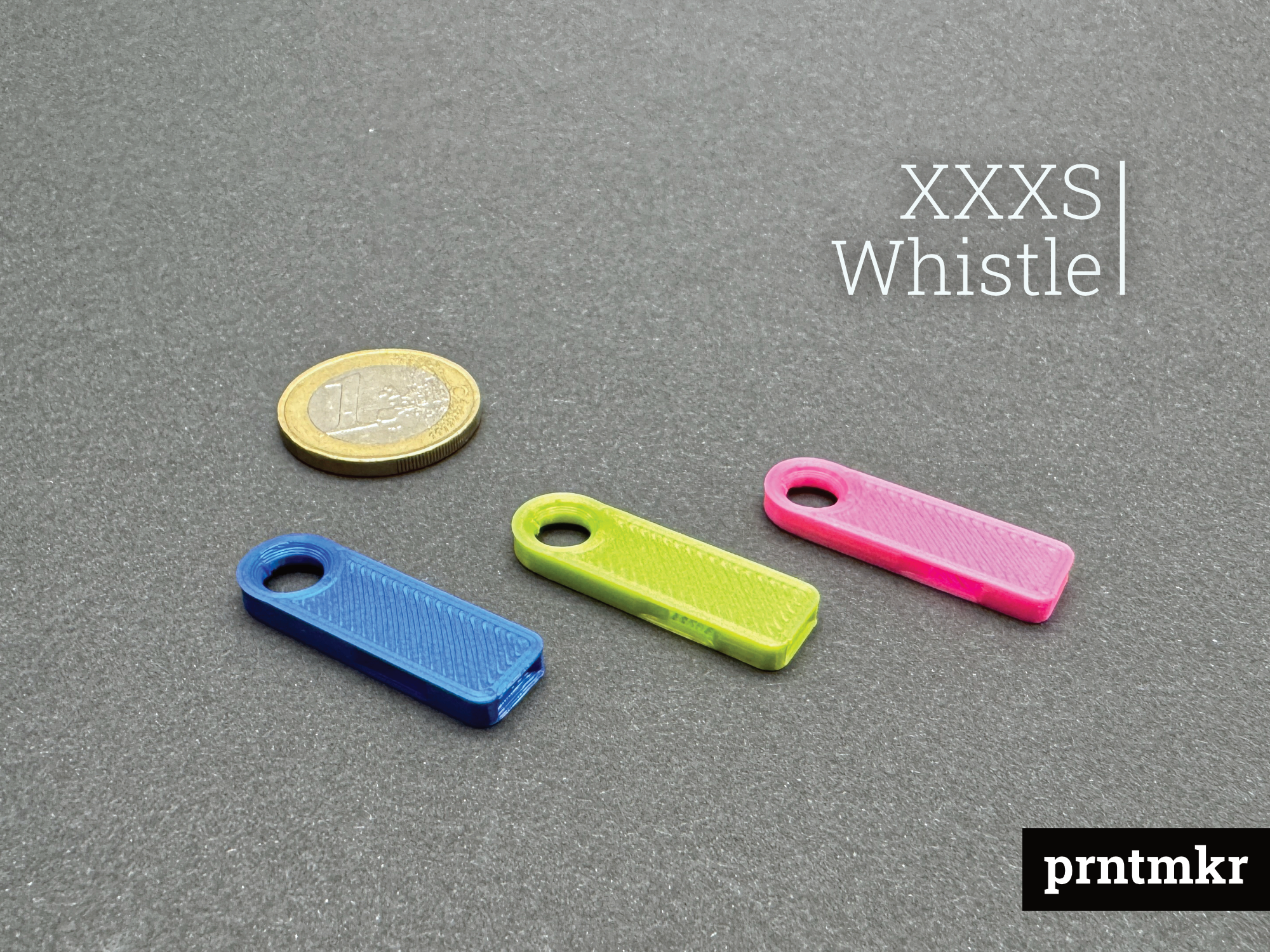 XXXS Whistle - small but loud - 4min print