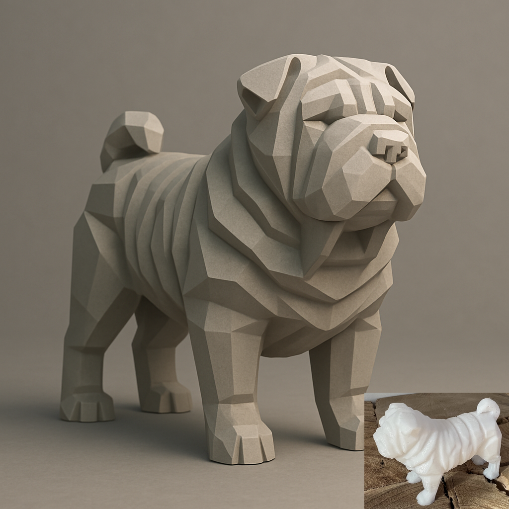 Standing Shar-Peï