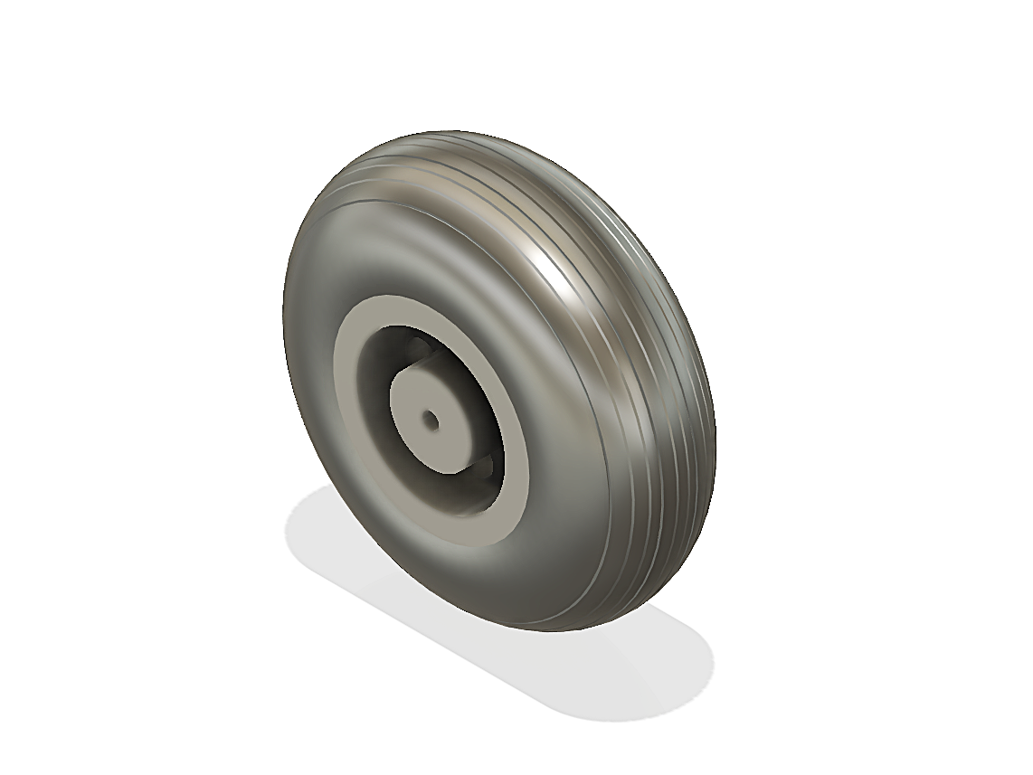 RC Trainer Wheel Assy