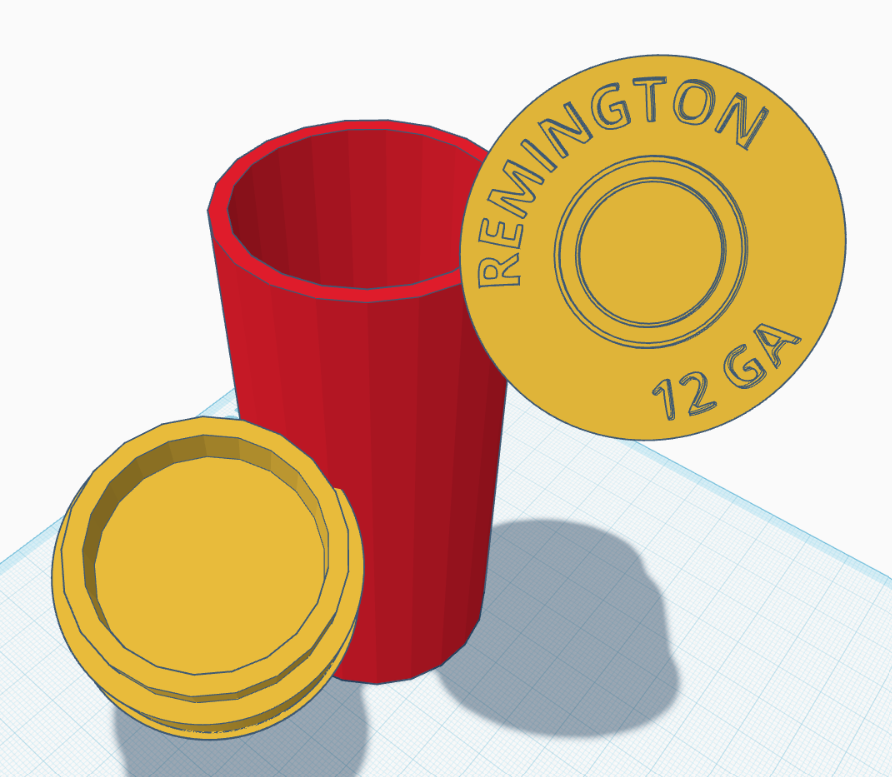Miniatura 2 do modelo 3D Shotgun shell container