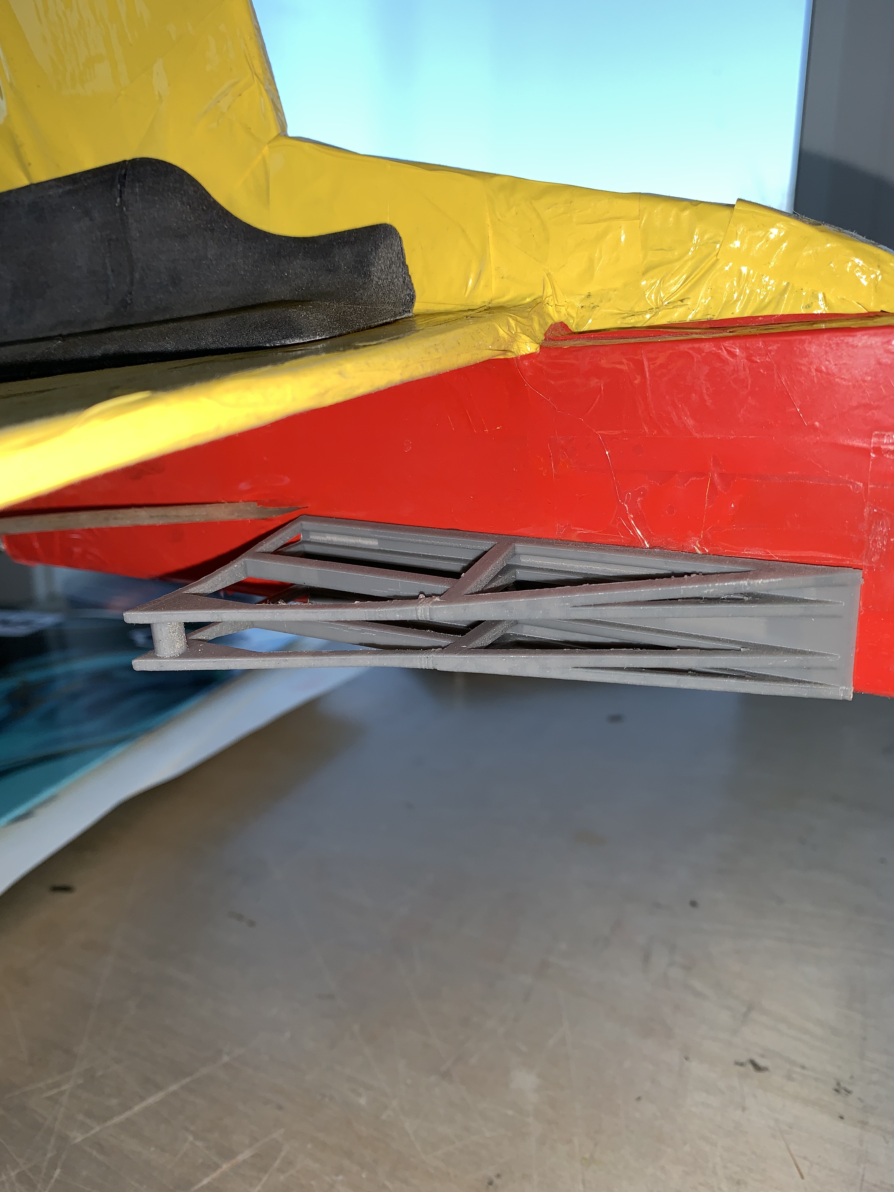 towing bracket for rc airplane.