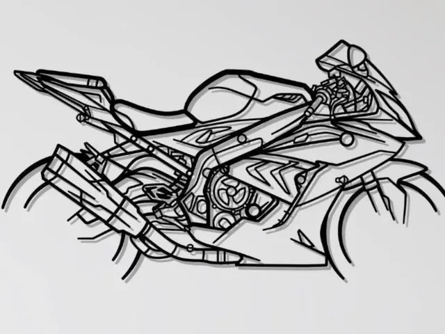 BMW S1000RR Superbike Wall Art