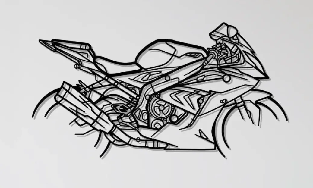 qqq BMW S1000RR Superbike Wall Art by Teo_211 | Download free STL