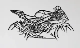 BMW S1000RR Superbike Wall Art
