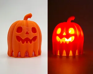 Ghost-o-Lantern LED Tea Light Cover
