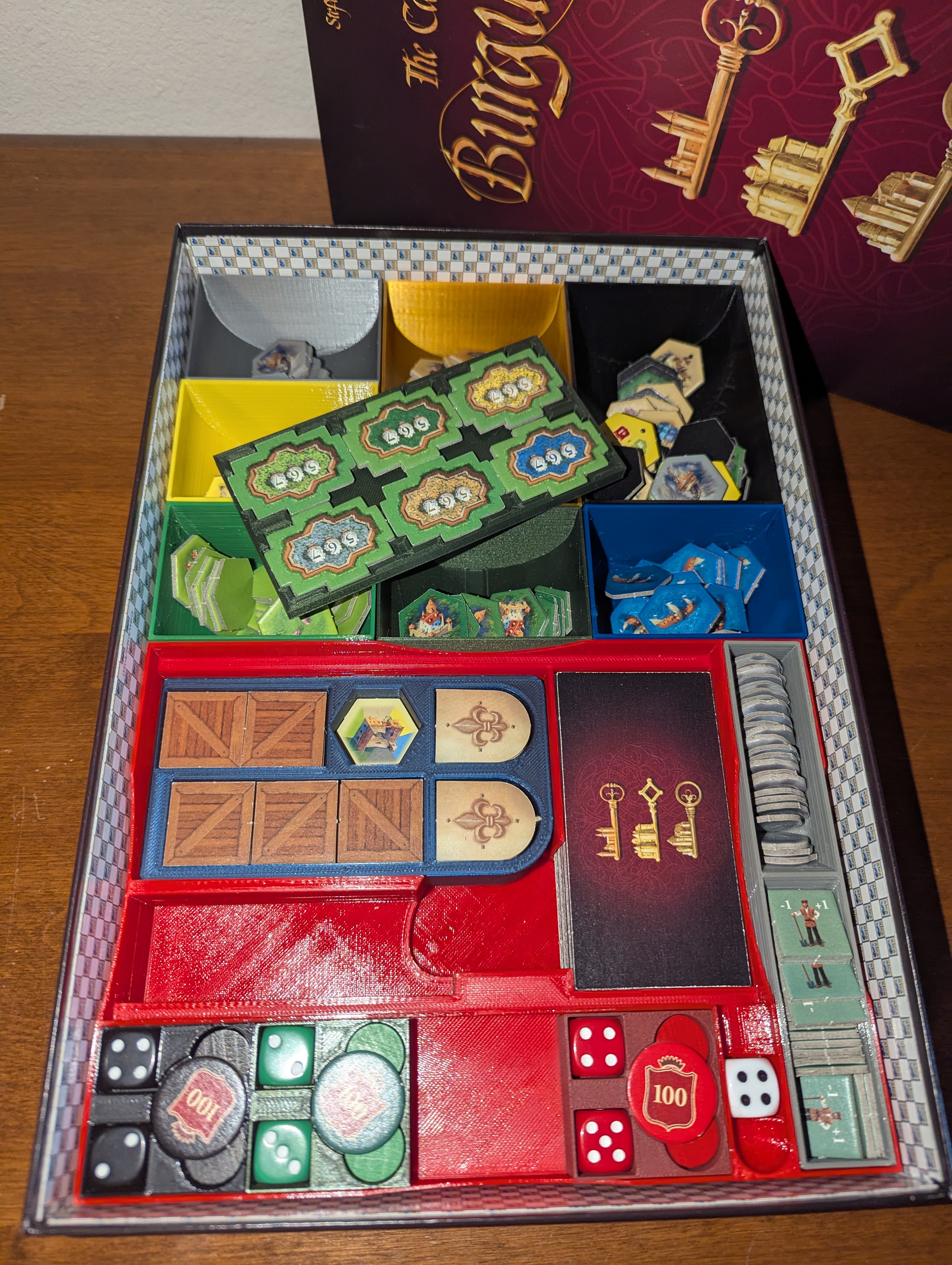 Castles of Burgundy Goods Tile Holder