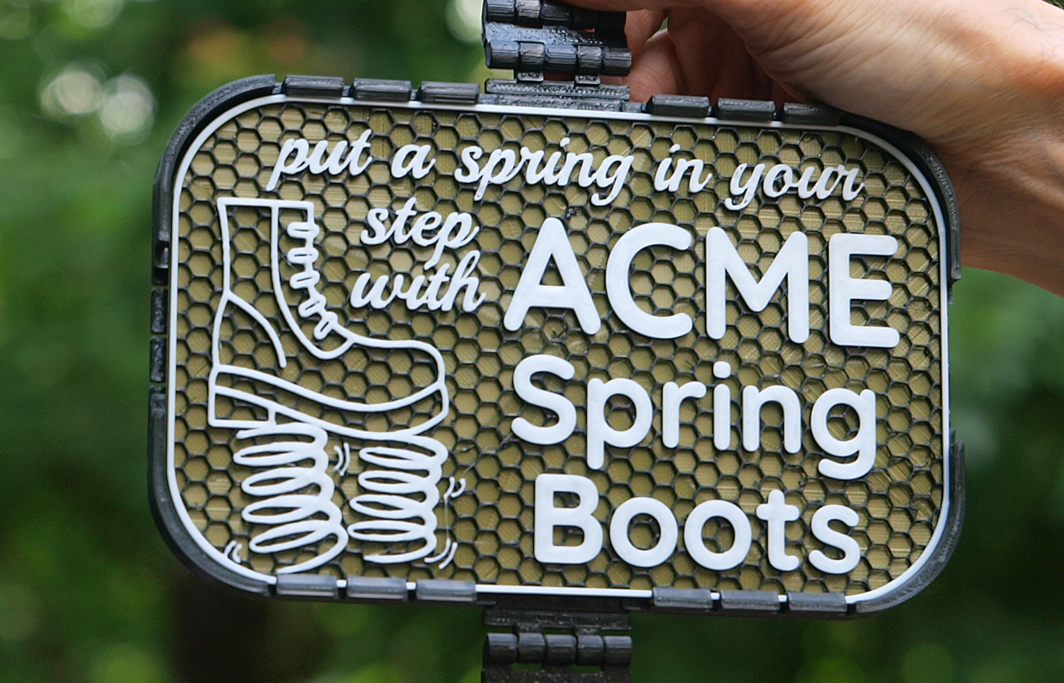 ACME Spring Boots sign