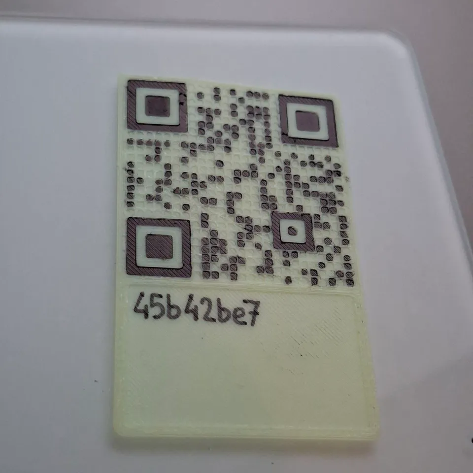 SeedQR Blank 25x25 QR Code (Credit Card Size) by 🌠🌌 | Download