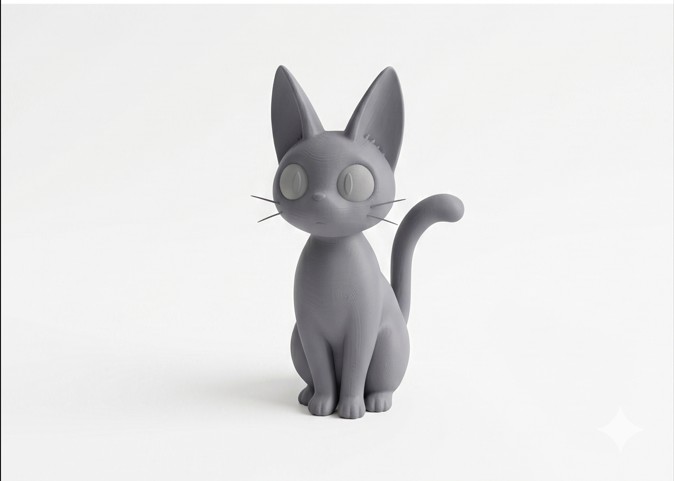 Jiji the Black Cat Figurine (Kiki's Delivery Service) • Easy Print