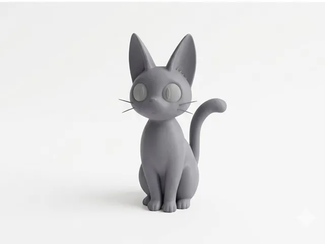 Jiji the Black Cat Figurine (Kiki's Delivery Service) • Easy Print
