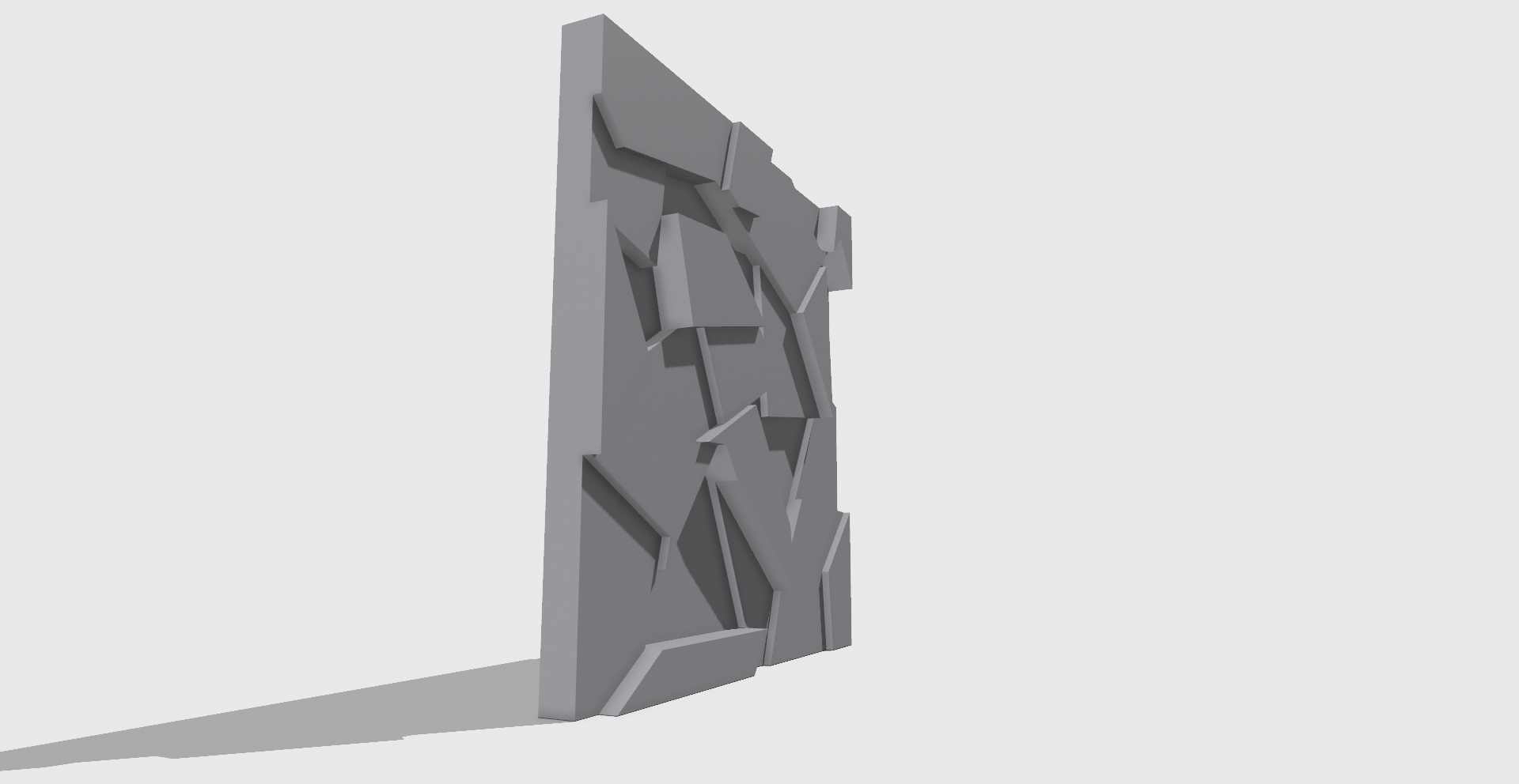 Miniatura 2 do modelo 3D Wallart pattern Brick