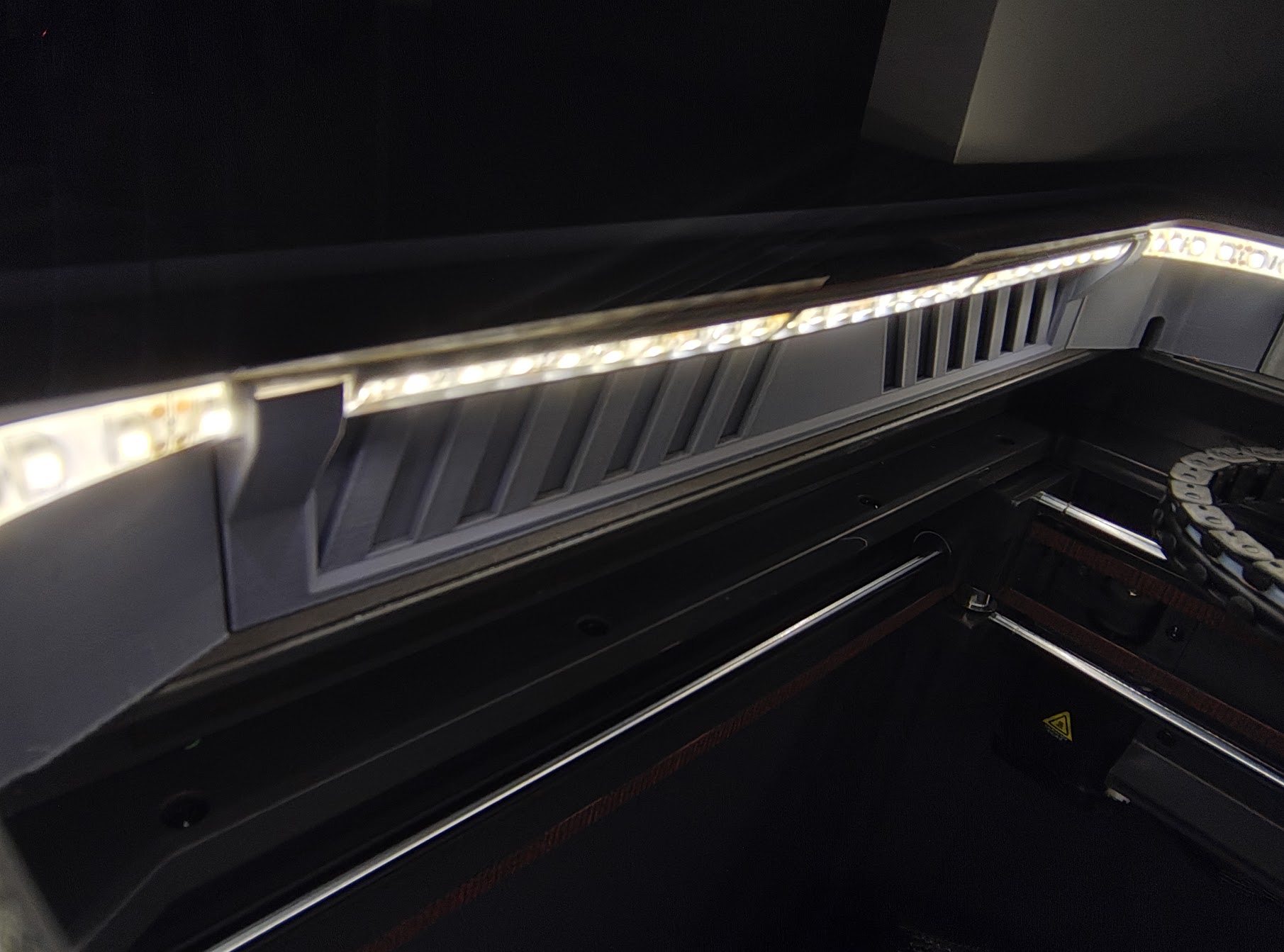 Elegoo Centauri Carbon Riser v2 - LED Support Rail Mod
