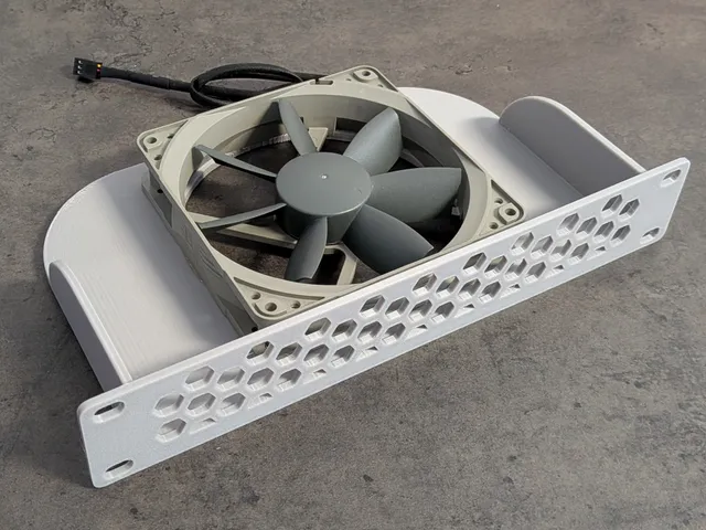 10 Inch Rack 1U 120/92/80mm Fan Mount
