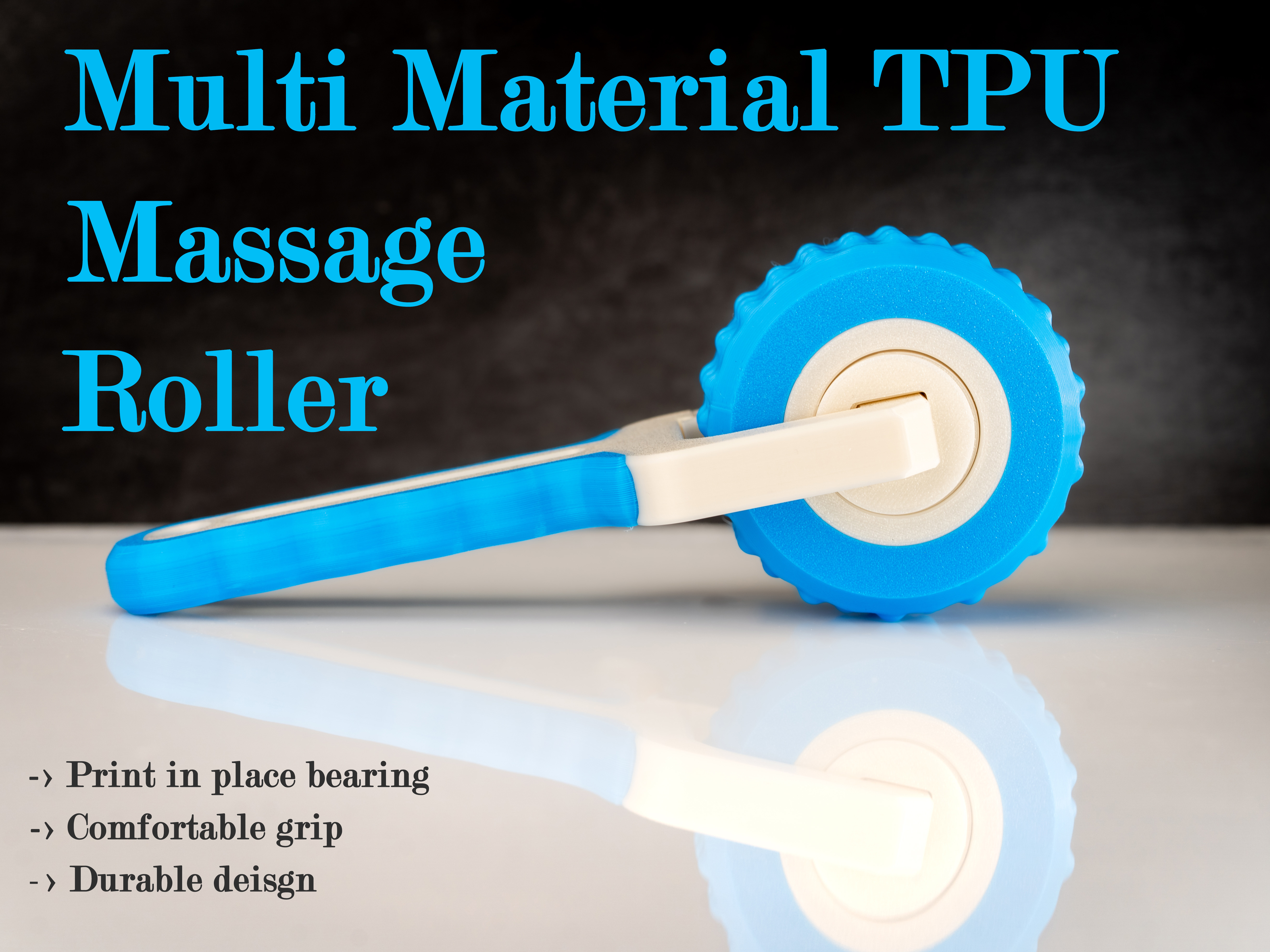 Massage Roller Multi Material TPU Strong & Comfortable