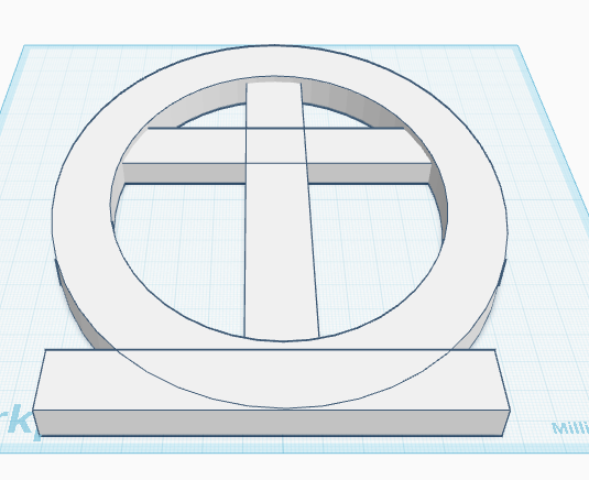 cross inside a ring