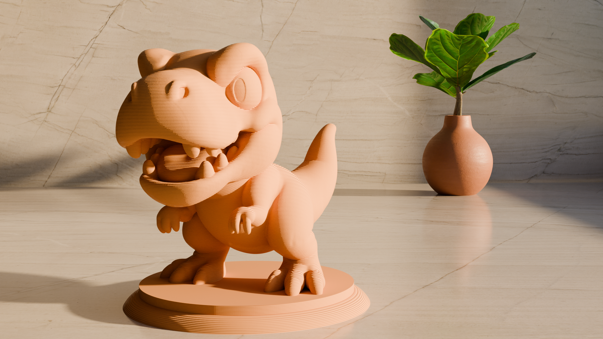 Cute T-Rex Figurine