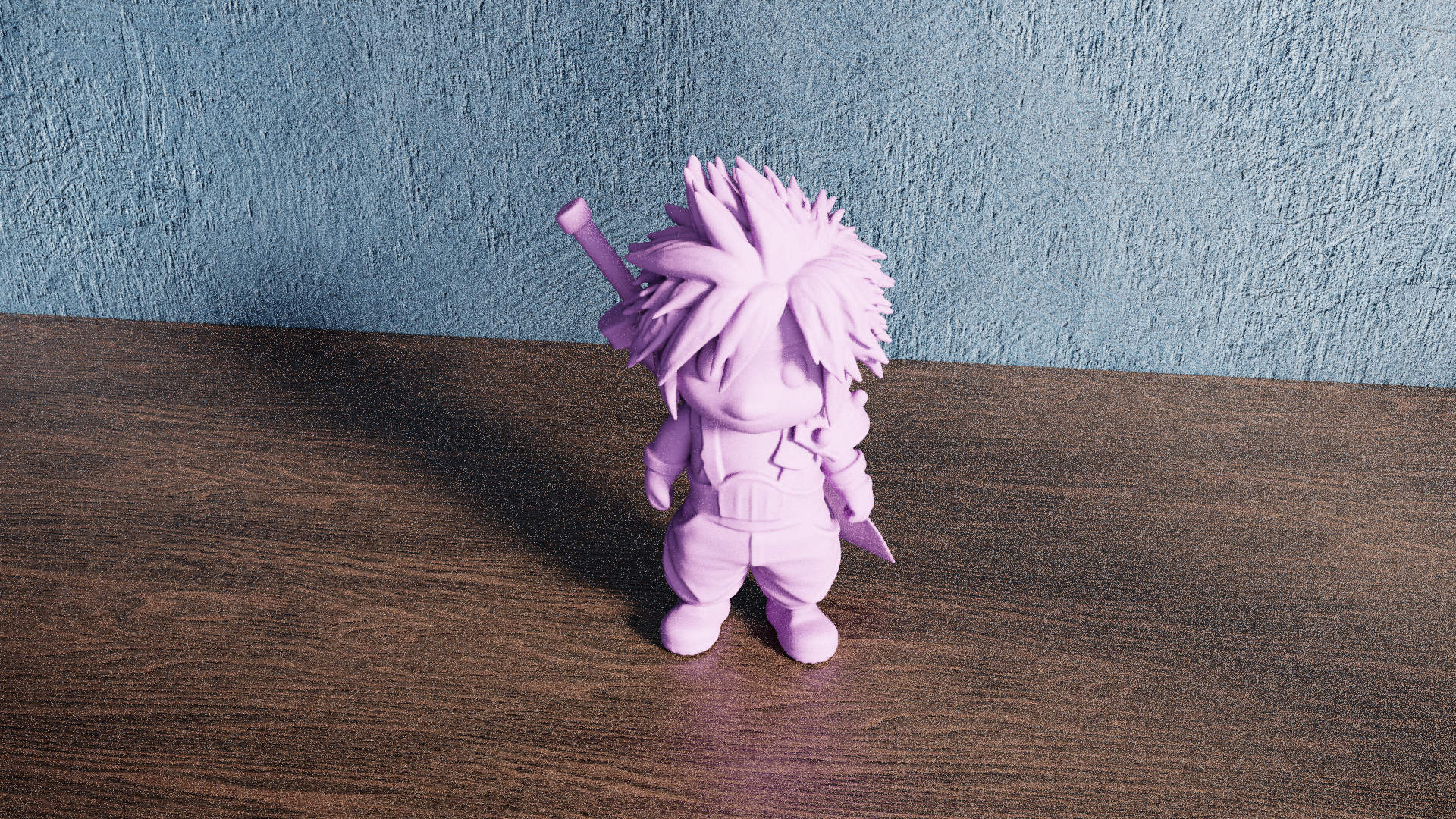 Miniatura 7 do modelo 3D Chibi Cloud Strife