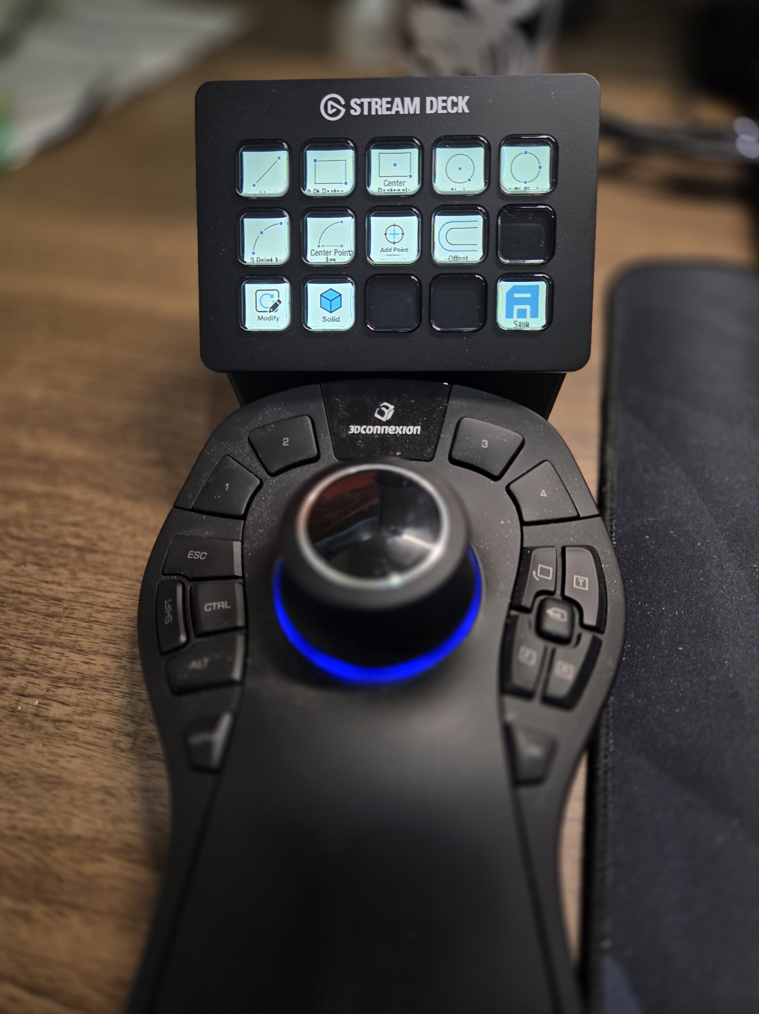 Stream Deck Base for Spacemouse Pro