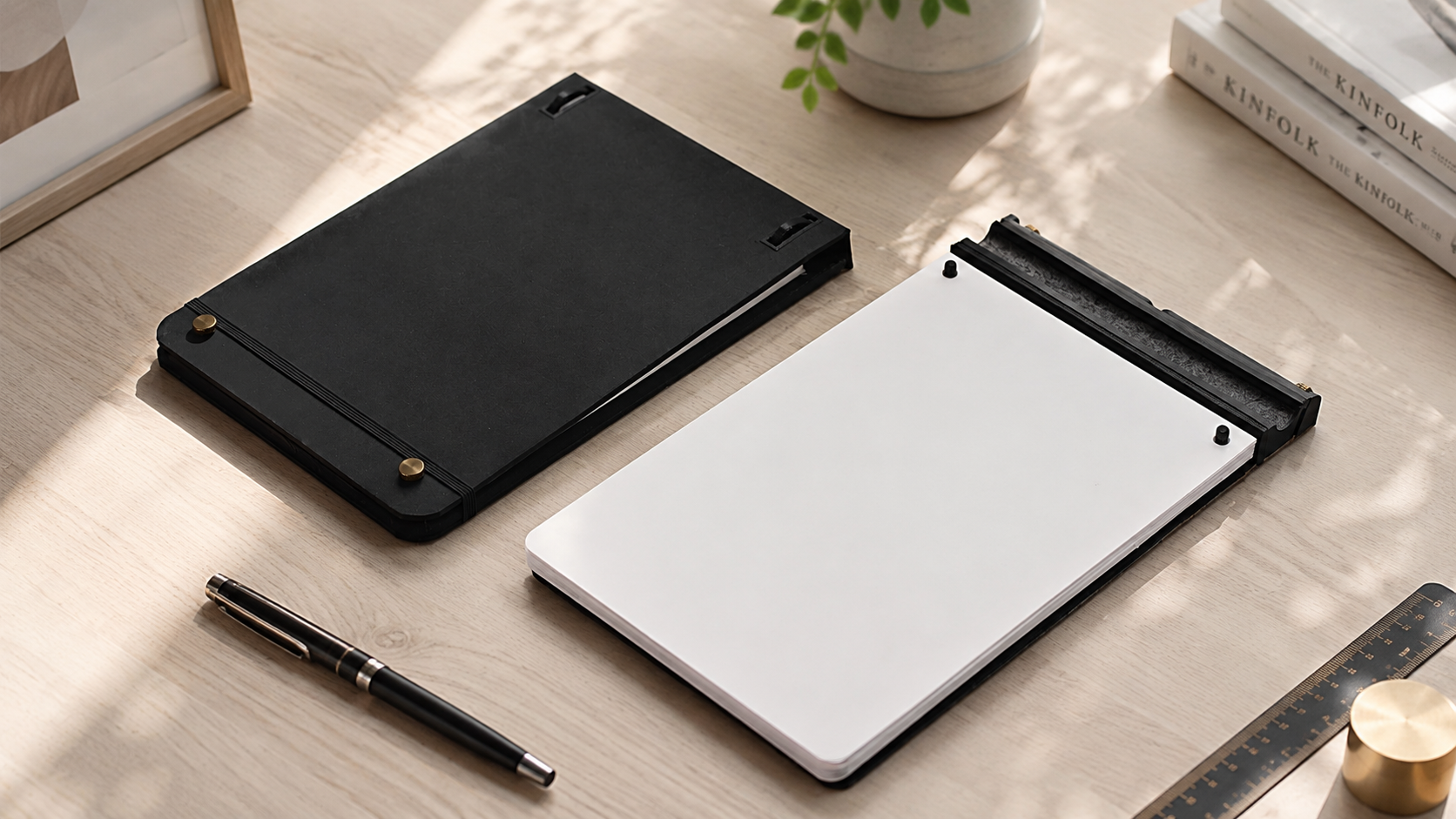 Premium Modular Note Taking System – Notepad & Refillable Notebook Bundle