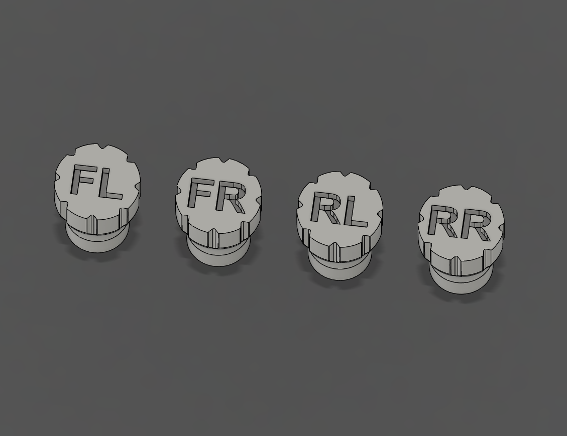 Tire Position Valve Cover Car
