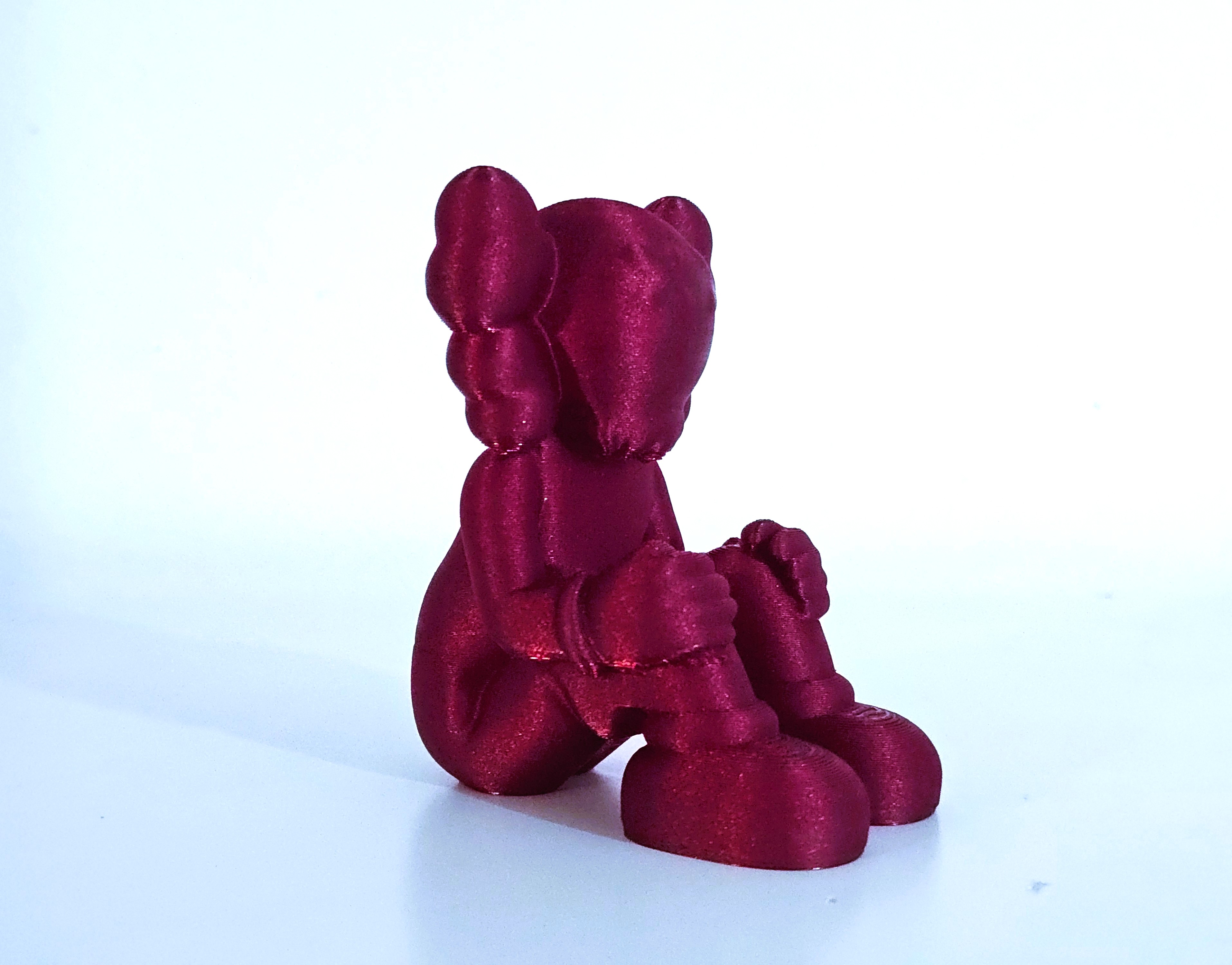 Miniatura 3 do modelo 3D Kaws seated figure