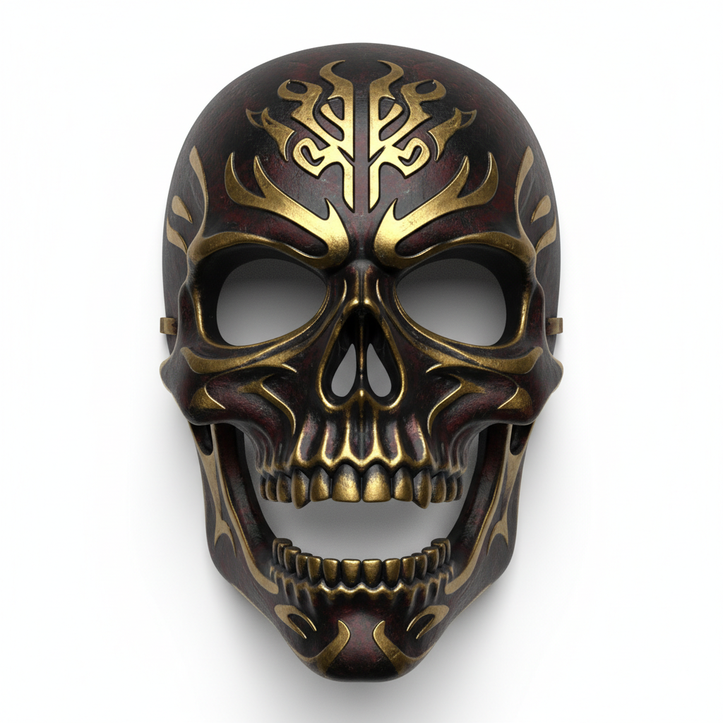 Obsidian Skull Monarch, mask, cosplay, wearable, costume, face, helmet