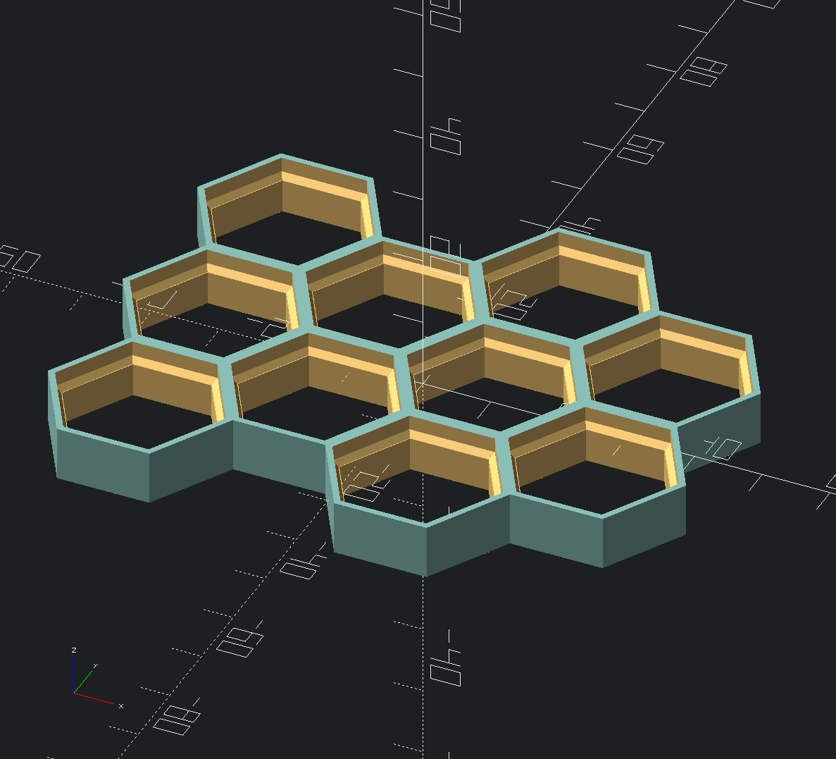 OpenSCAD library for HSW wall and attachments — miniatura 4