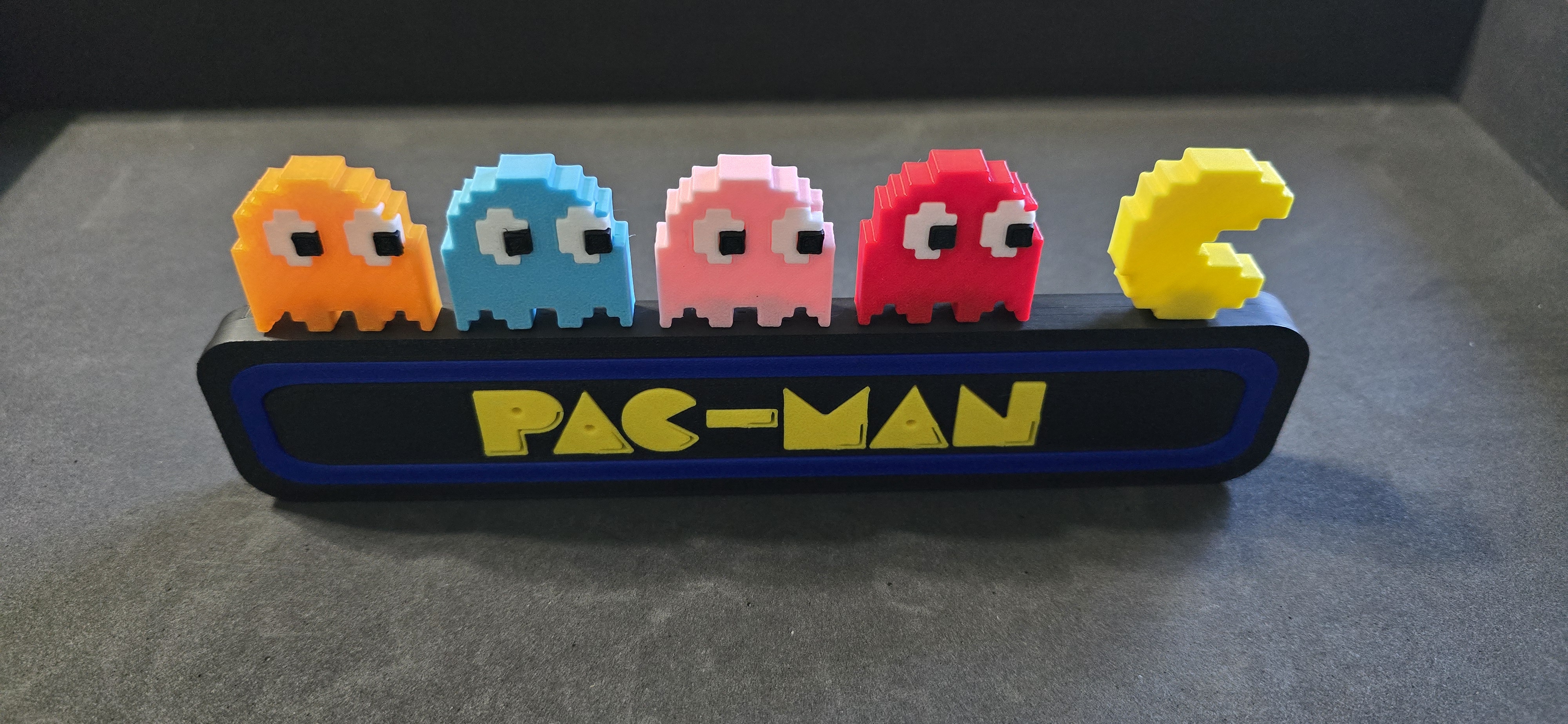 Pac-Man Styled Retro Logo - NO AMS