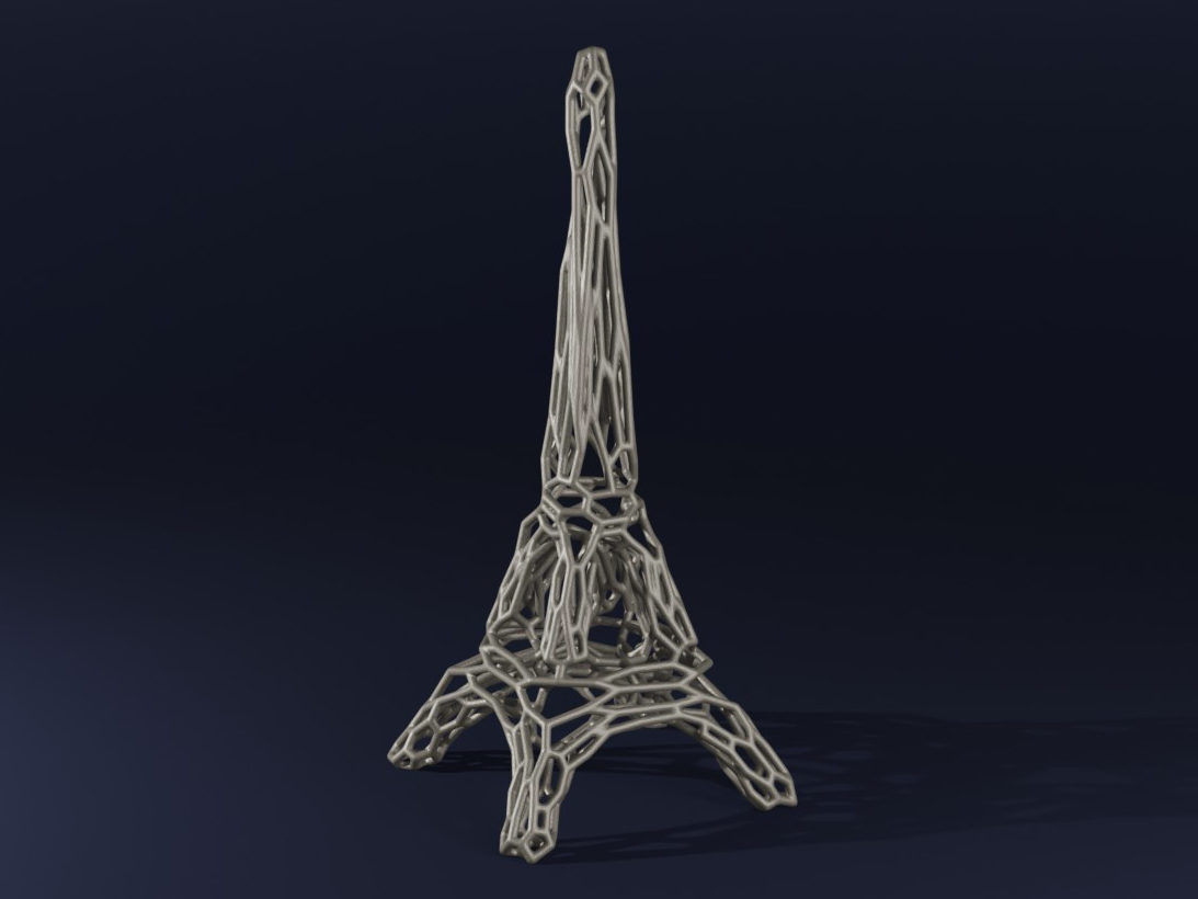 Eiffel Tower Voronoi