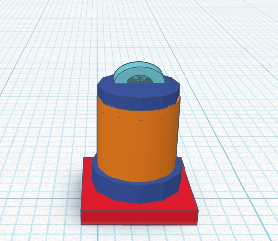 1/64 Scale Round Traffic Cone