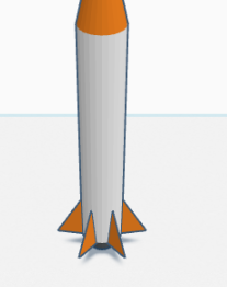 rocket 3D model