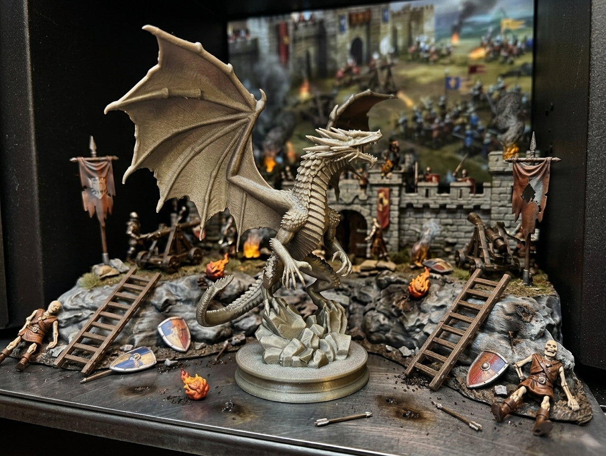 Epic Fantasy Dragon – DND Tabletop Miniature