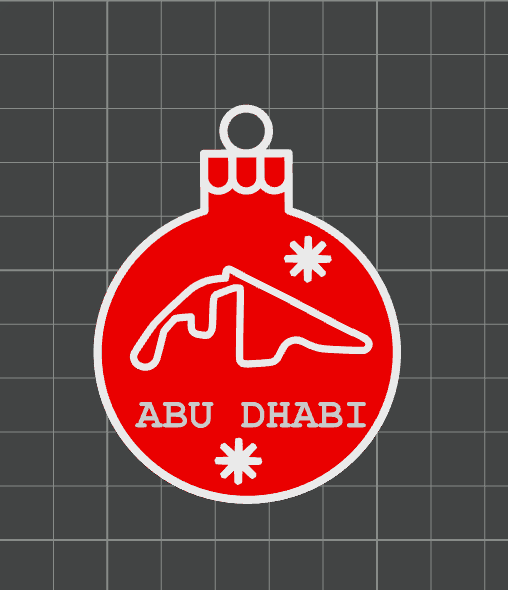Pallina di Natale, Abu Dhabi