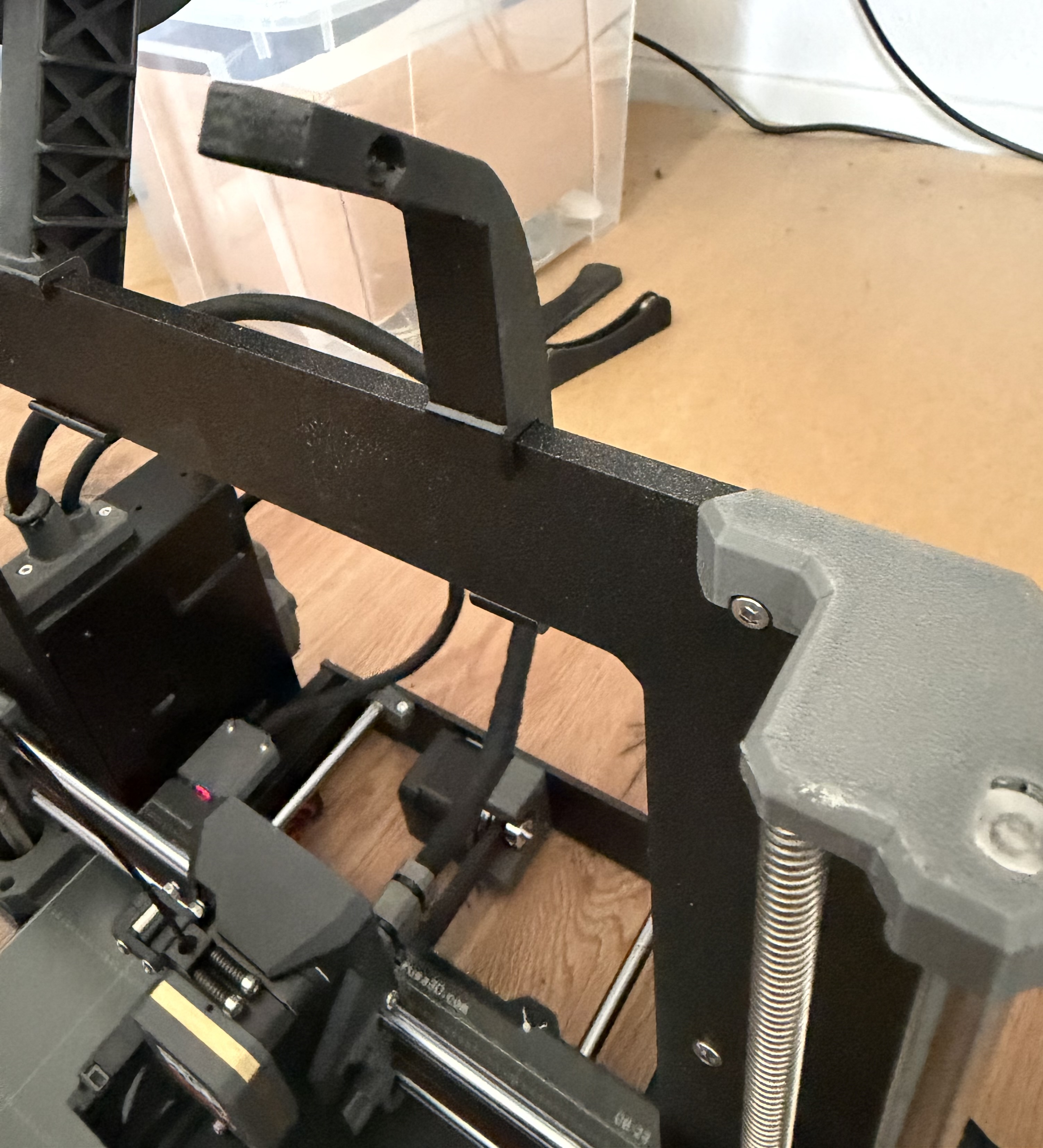 Filament guide for Prusa MK4 with slimmer frame connector 3D model