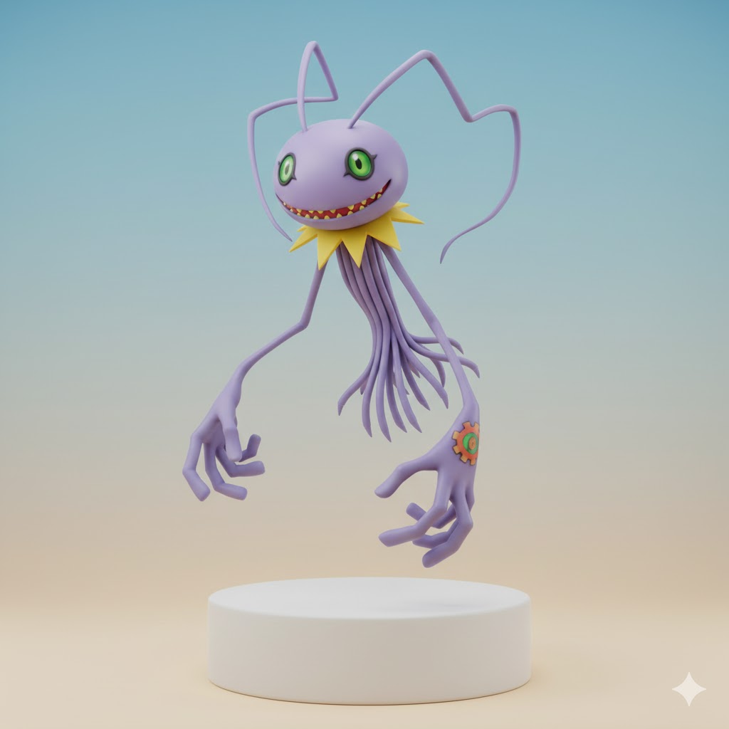 Keramon Digimon Creature Model