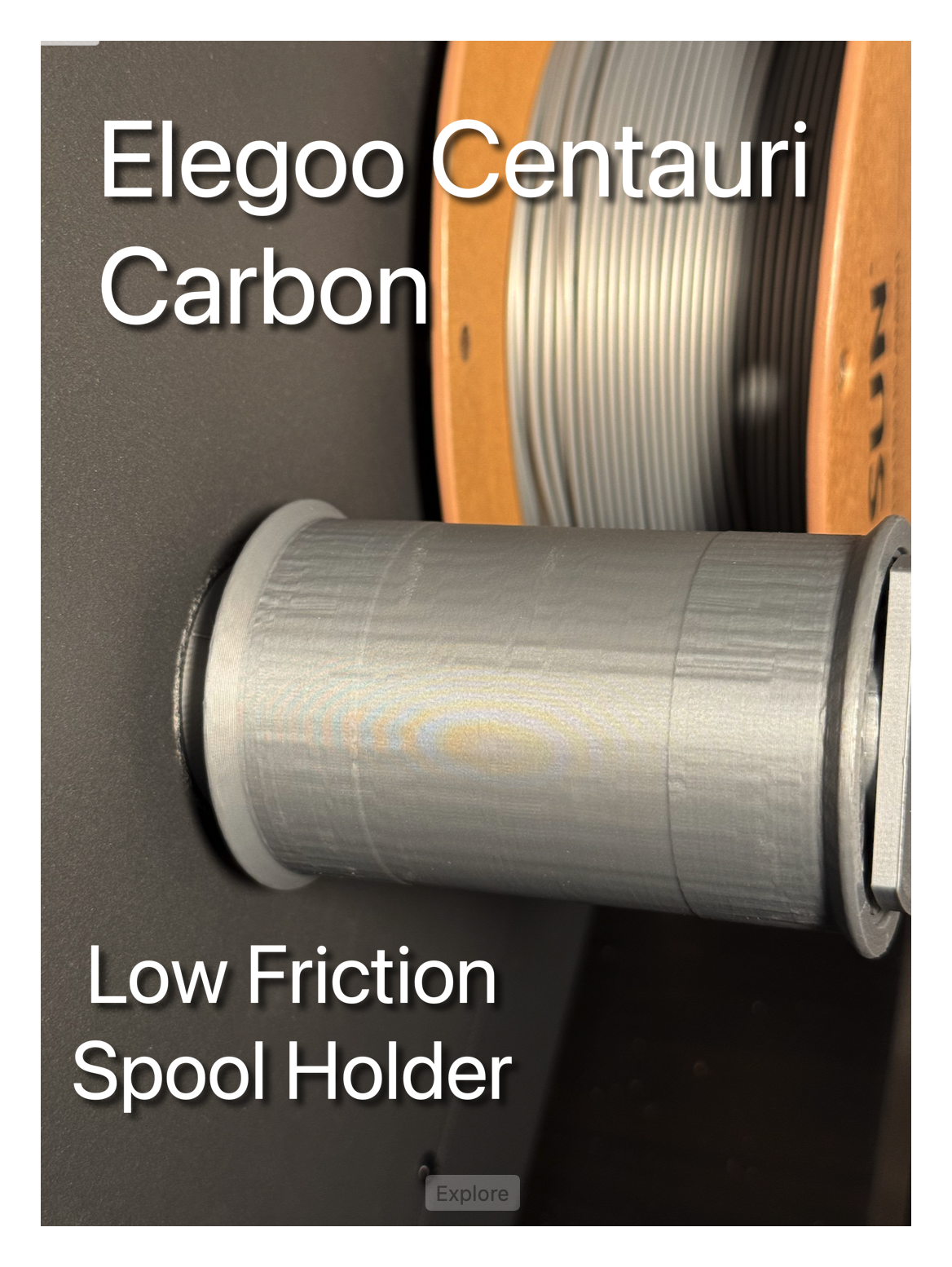 Elegoo Centauri Carbon Low Friction Spool Holder