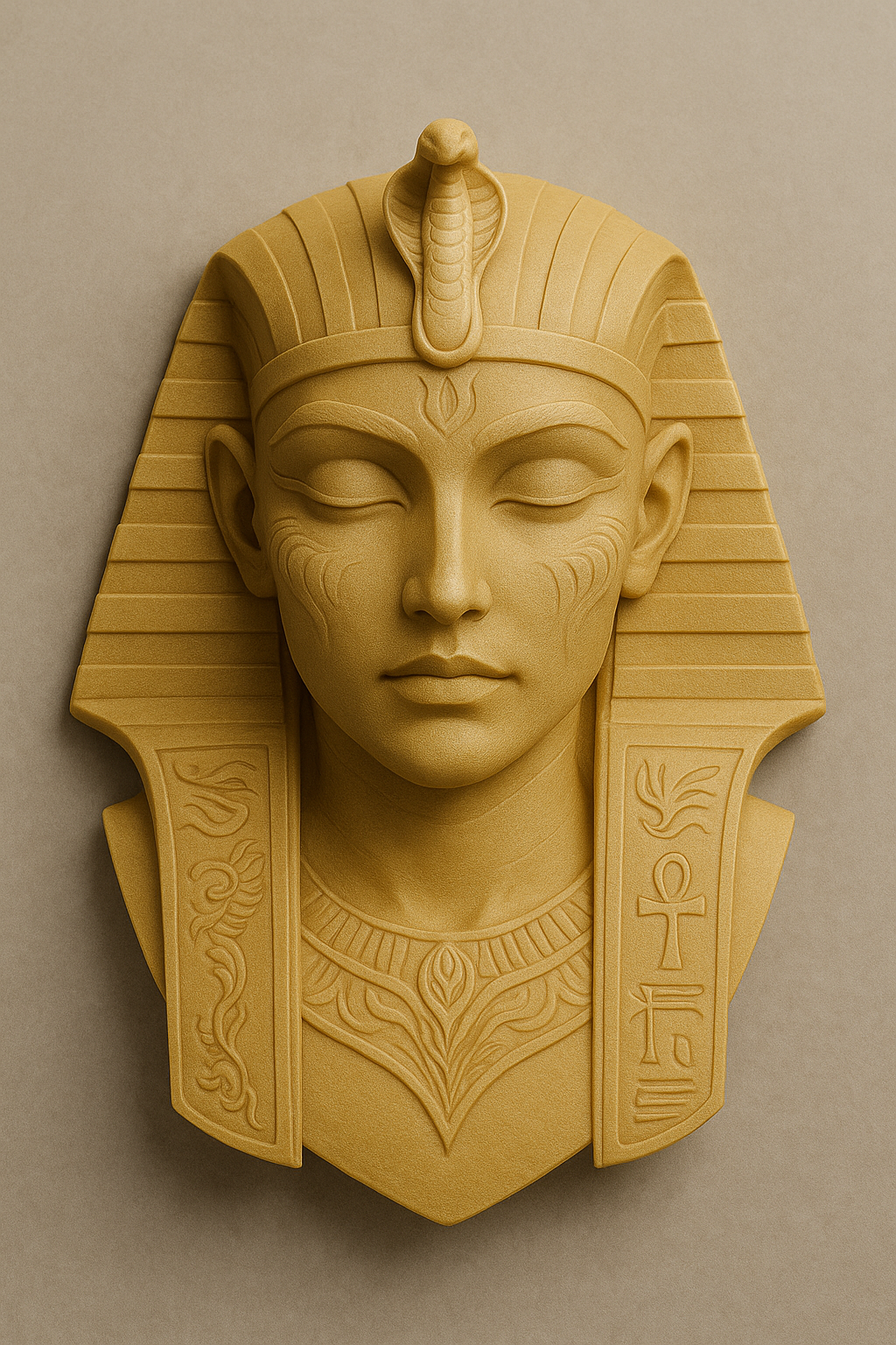 Favored of Ra Egyptian wall ornament bust