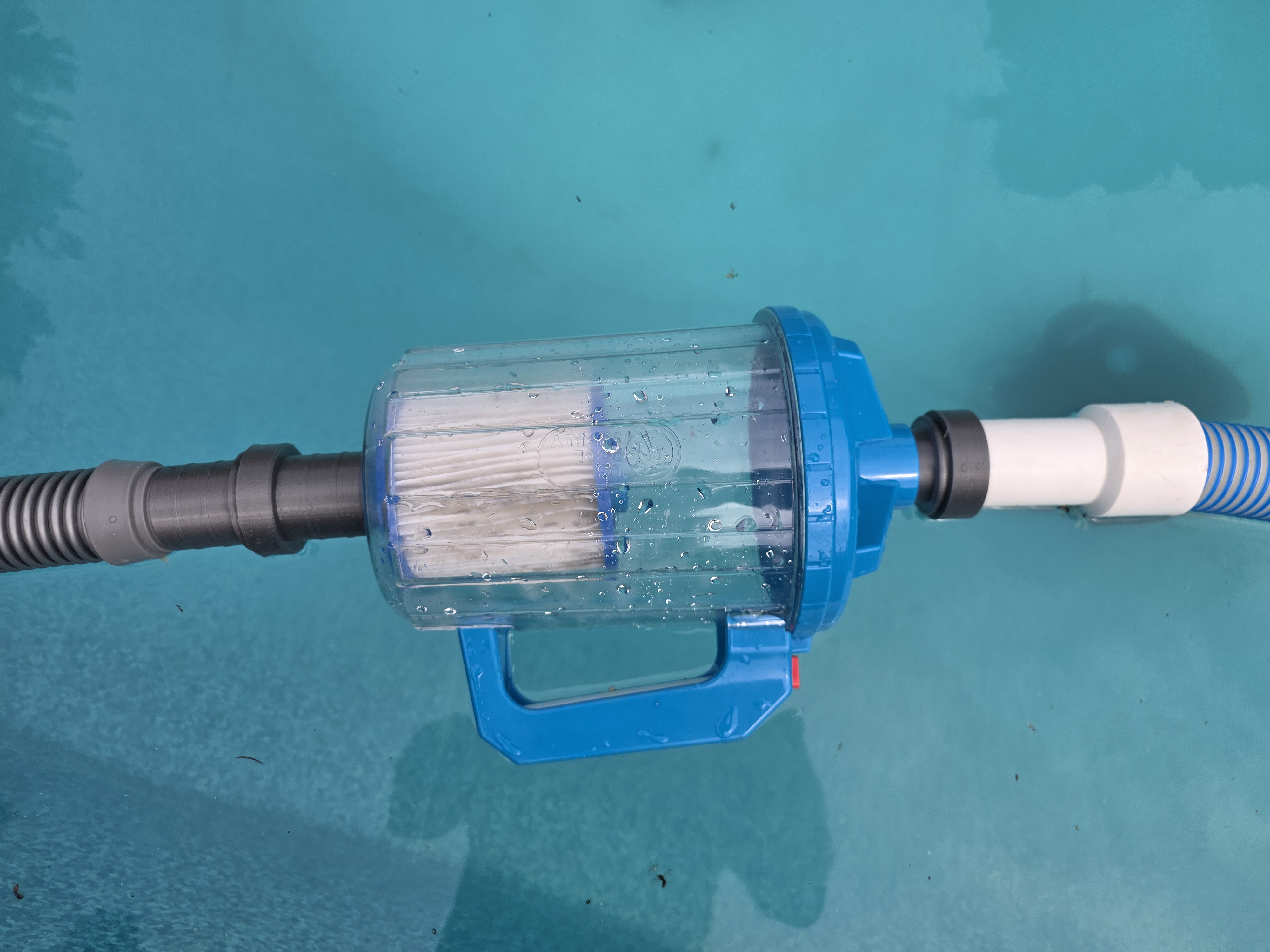 Pool Hose Adapter - male-male pool hose adapters with a working snap-together swivel