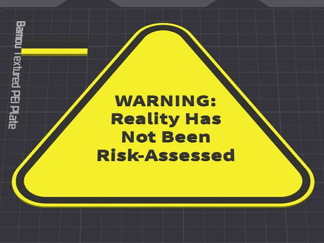 WARNING: Reality Has Not Been Risk-Assessed