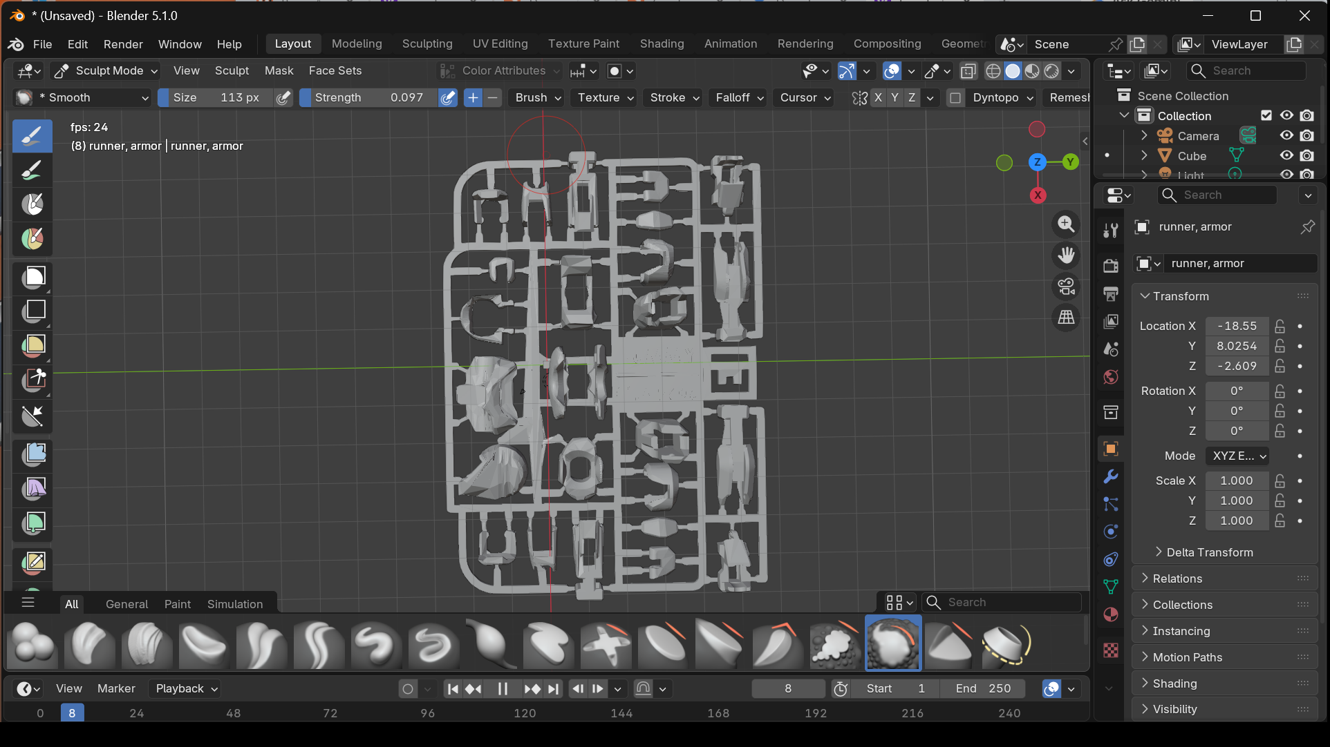 neo 13/smooth dummy 13 3D model thumbnail