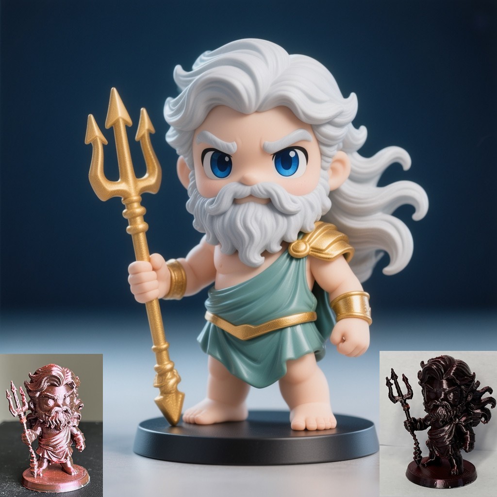 Chibi Poseidon