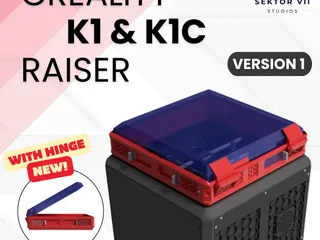 CREALITY K1 & K1C RAISER / LID EXTENSION / RISER / TOP COVER