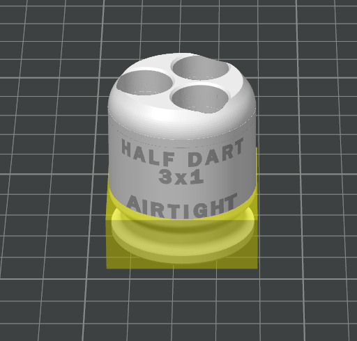 Silly Shell -- 3x1 -- 3 Short Darts -- Airtight Barrels
