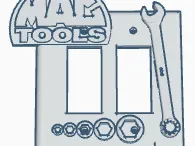 mac tools double rocker light switch cover 6 point version