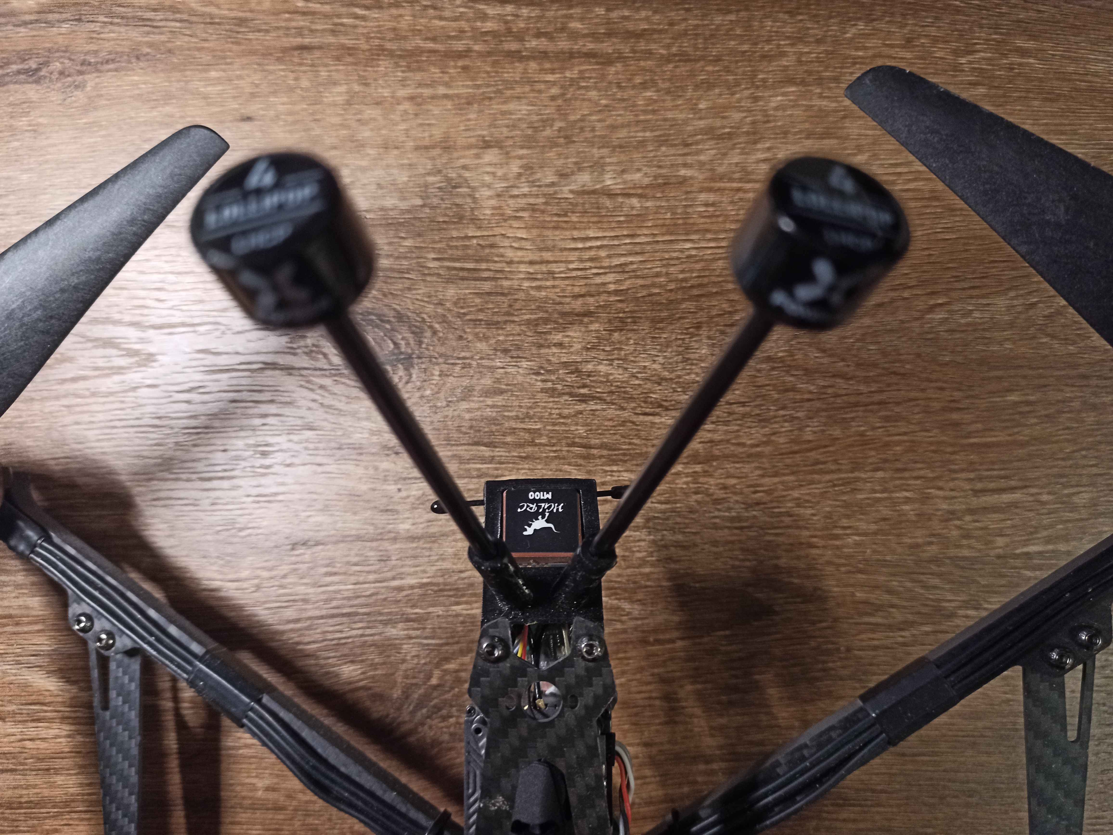Dual antenna, gps and elrs mount for Mark4 V2 frame